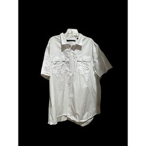 Sean John White Button Down Shirt 4XB